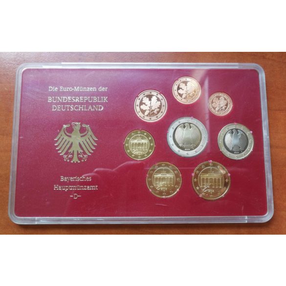 Németország 8 db-os forgalmi sor 2003 UNC díszcsomagolásban 