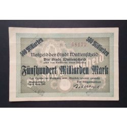 Germany 500 Billion Mark 1923 VF Wattenscheid