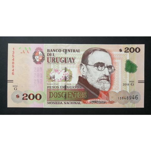 Uruguay 200 Pesos 2019 Unc 