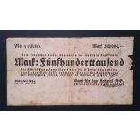 Germany 500000 Mark Birkenfeld 1923 VG