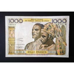   Nyugat-Afrikai Államok, Elefántcsontpart 1000 Francs 1965 F+