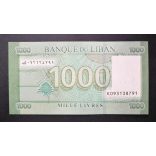 Lebanon 1000 Livres 2016 Unc