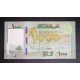 Lebanon 1000 Livres 2016 Unc