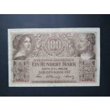 Németország 100 Mark Lengyelország, Litvánia, Lettország megszállás 1918 VF 