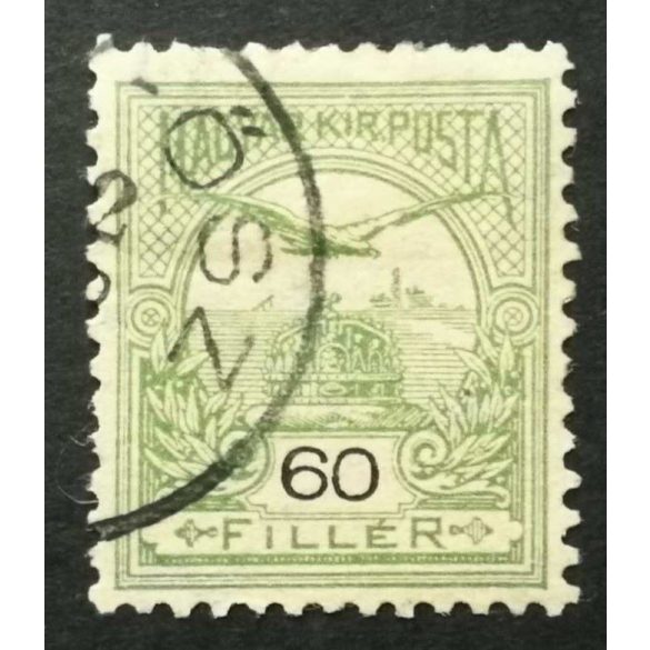Hungary 1900 TURUL 60 F. perf. 12 : 11 3/4 (NAGY)-ŐSZ used