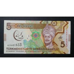 Turkmenistan 5 Manat 2017 UNC