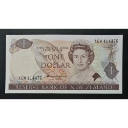 New Zealand 1 Dollar 1981-85 UNC-