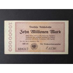 Germany 10 Million Mark 1923 Aunc