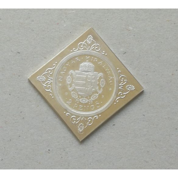 Magyarország Rákóczi ezüst 2 Pengő 1935 ARTEX csegely PP ezüst