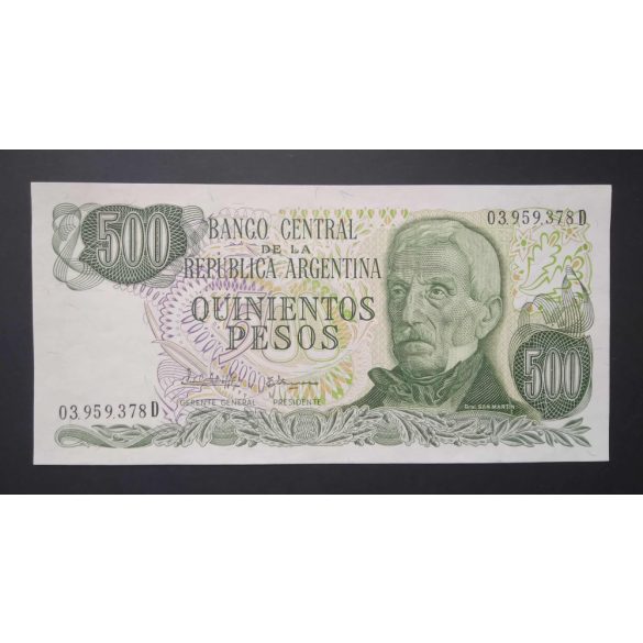 Argentina 500 Pesos 1982 Unc