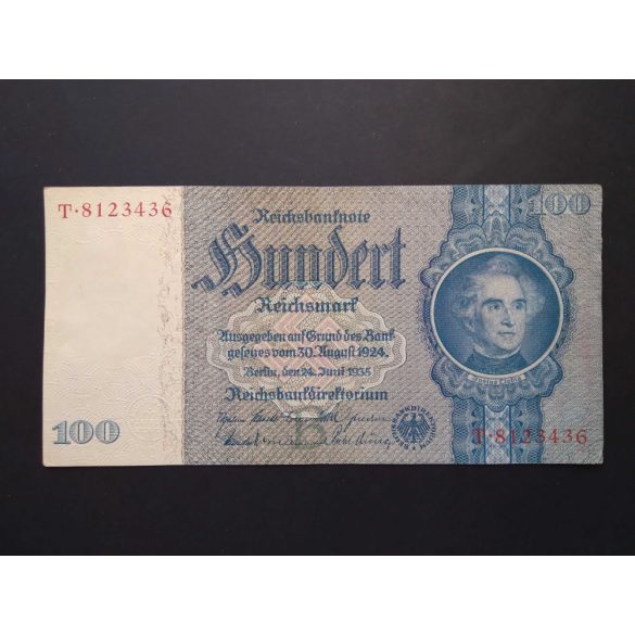 Németország 100 Reichsmark 1935 XF-