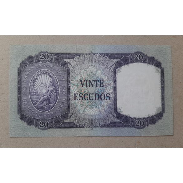 Portugália 20 Escudos 1960 XF+