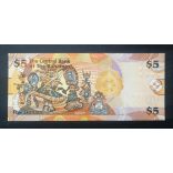 Bahamas 5 Dollars 2013 UNC