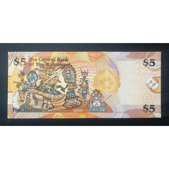 Bahamas 5 Dollars 2013 UNC