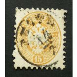 Magyarország 1863/64 Könyvnyomat 15 Kr. PESTH H 
