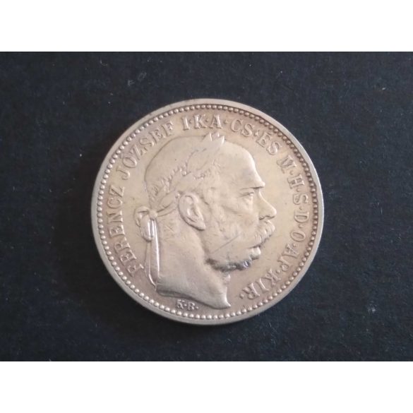 Hungary Ferenc József 1 Korona 1896 KB silver