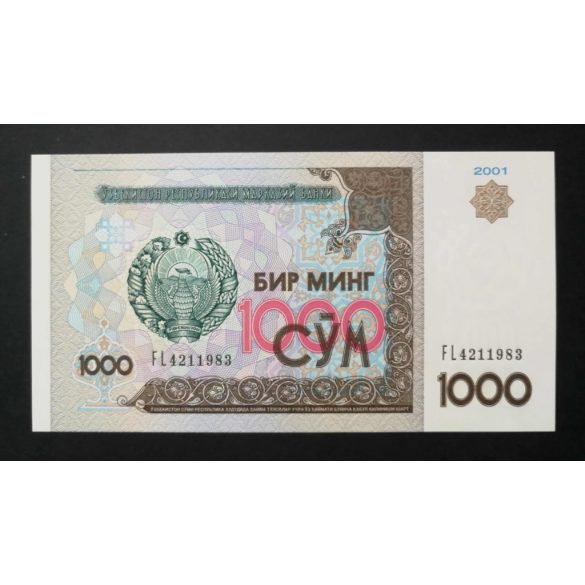 Üzbegisztán 1000 Cym 2001 UNC