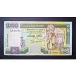 Sri Lanka 1000 Rupees 1995 F