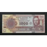 Paraguay 1000 Guaranies 2004 UNC