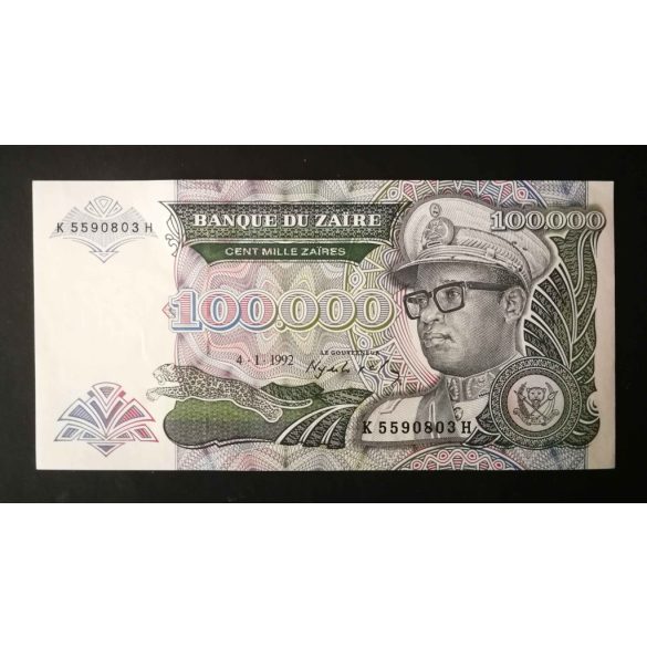 Zaire 100000 Zaires 1992 UNC