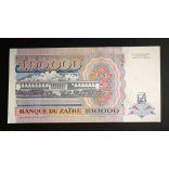 Zaire 100000 Zaires 1992 UNC