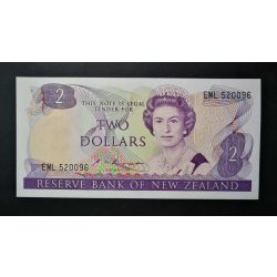 New Zealand 2 Dollars 1985 UNC