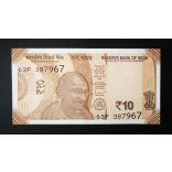 India 10 Rupees 2024 UNC
