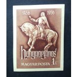 Magyarország 1956 Hunyadi János, vágott ** postatiszta D 