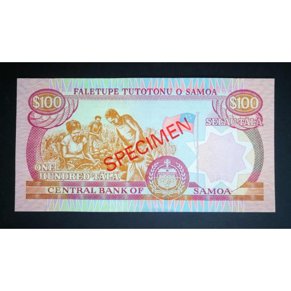 Szamoa 100 Tala 2006 UNC minta