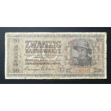 Ukraine 20 Karbowanez 1942 VG