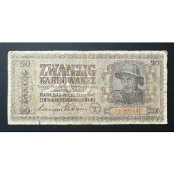 Ukraine 20 Karbowanez 1942 VG