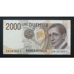 Olaszország 2000 Lire 1990 UNC