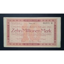 Germany 10 Million Mark Opladen 1923 XF 