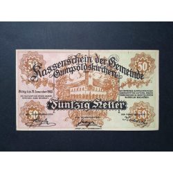 Austria 50 Heller 1920 Unc Gumpoldskirchen 