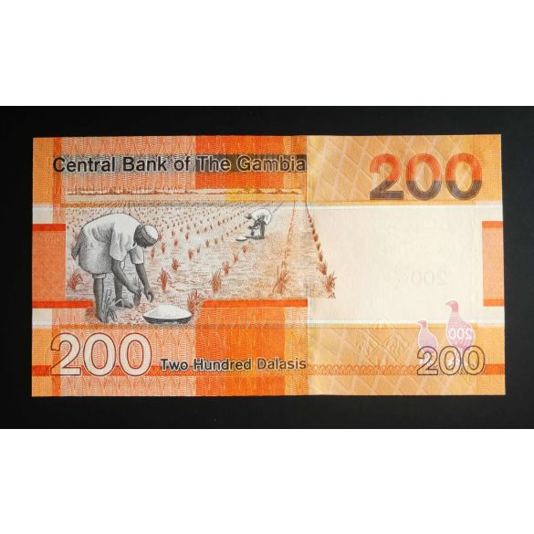 Gambia 200 Dalasis 2019 UNC