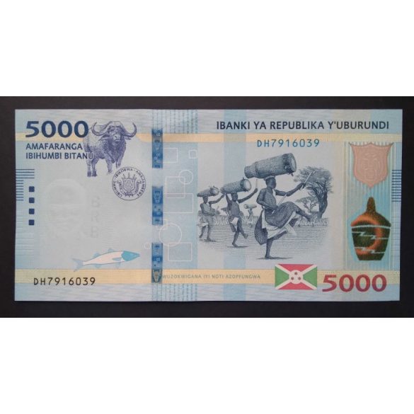 Burundi 5000 Francs 2018 Unc