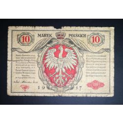Lengyelország 10 Marek 1917 VG-