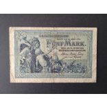 Germany 5 Mark 1904 F