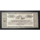 USA 100 Dollars Rhode Island New England Newport 1830/40s