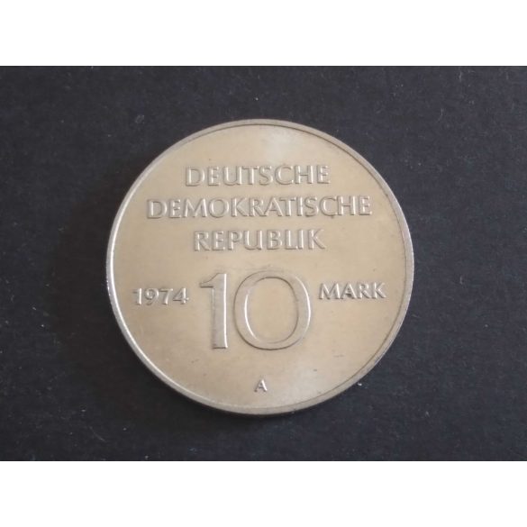 Németország 10 Mark 1974 25 éves az NDK aUNC