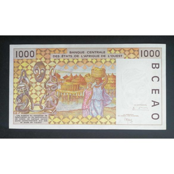 West African States Ivory Coast 1000 Francs 1999 aUnc+