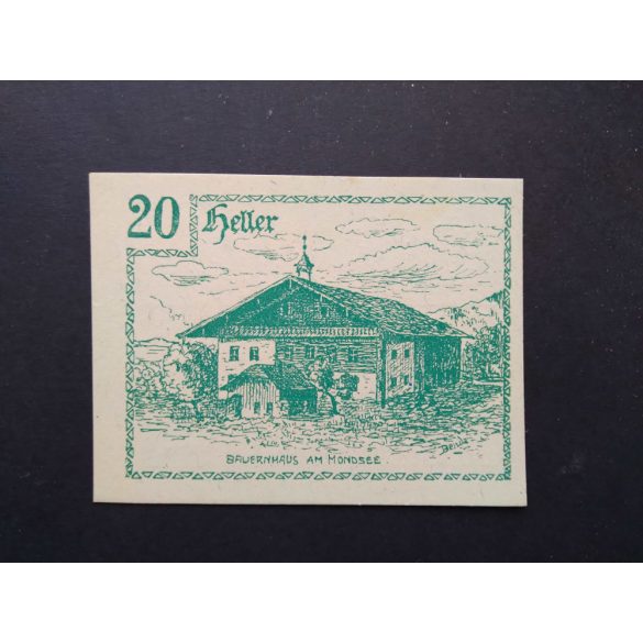 Ausztria 20 Heller Innerschwandt 1920 Unc 