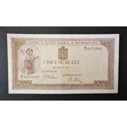 Románia 500 Lei 1941 XF+