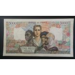 France 5000 Francs 1945 VF+