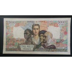 France 5000 Francs 1945 VF+