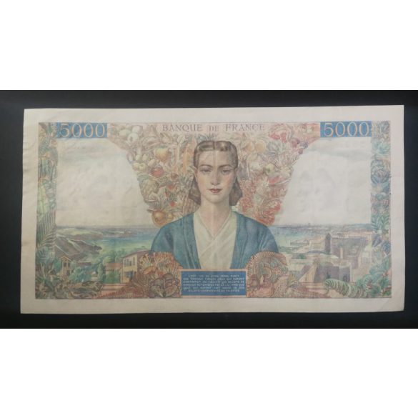 France 5000 Francs 1945 VF+