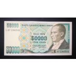 Turkey 50000 Lira 1995 UNC