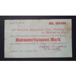 Germany 100000 Mark Mühldorf 1923 F 