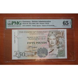 Guernsey 50 Pounds 1994 UNC PMG 65