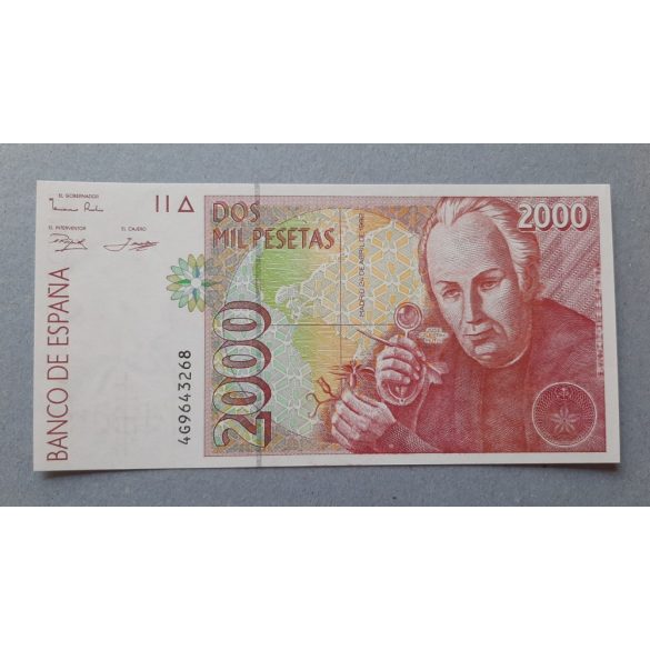 Spanyolország 2000 Pesetas 1992 aUNC+